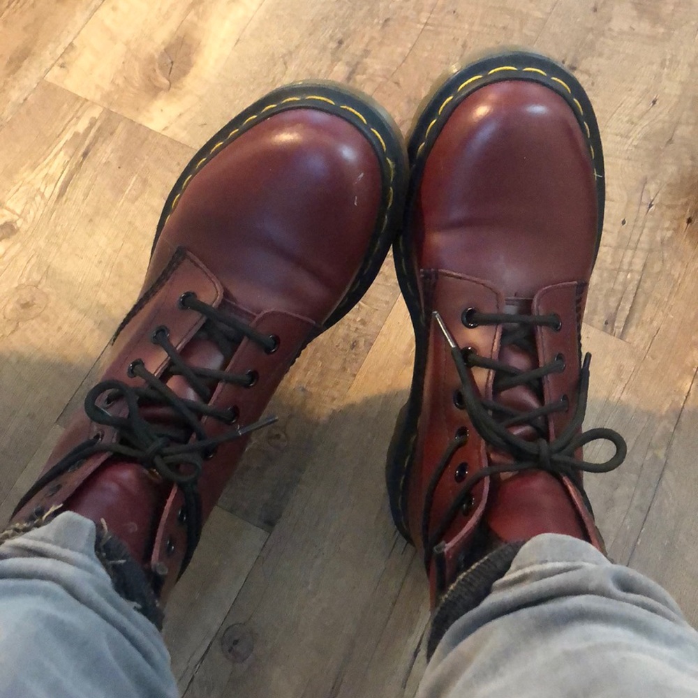 Cherry Doc Martens
